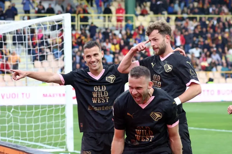Catanzaro-Palermo 1‑3: Rosanero di carattere, il quinto posto torna nel mirino