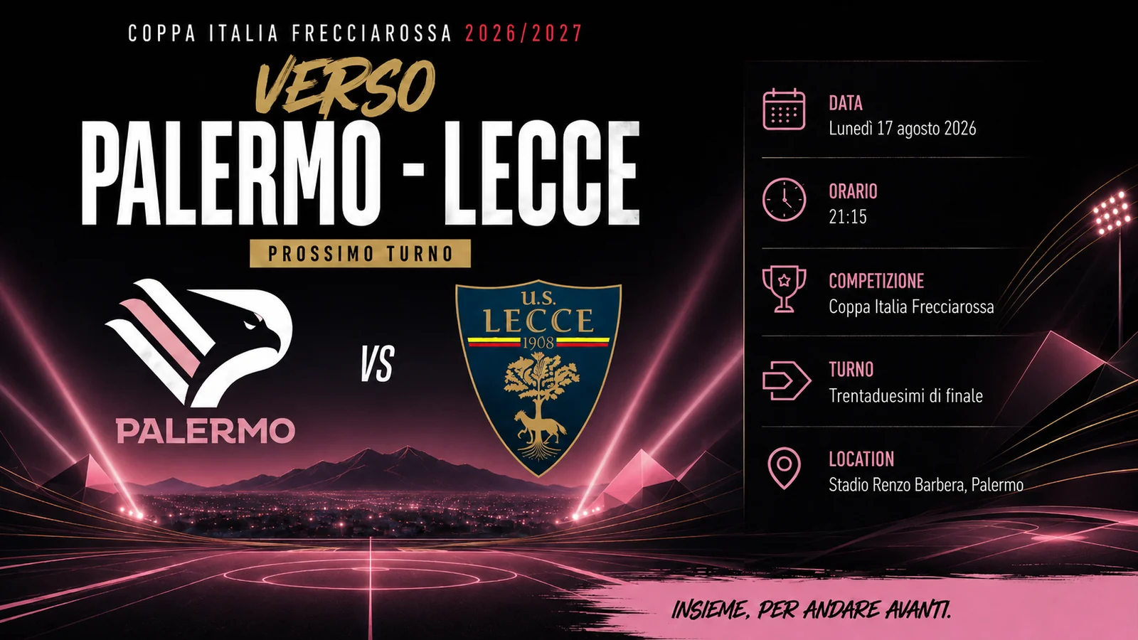 Verso Palermo-Lecce: lo stato di salute di due squadre in costruzione